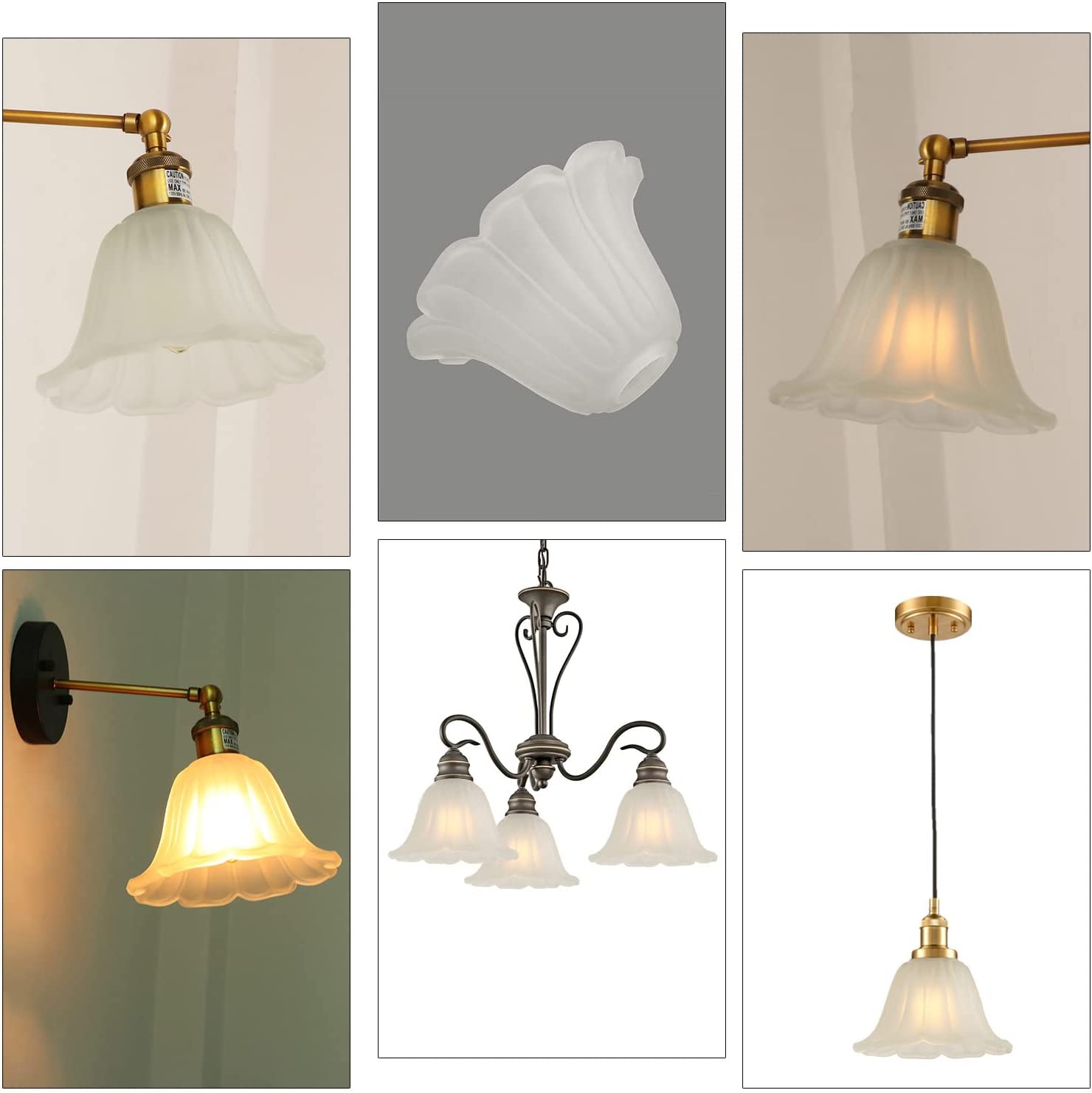 Custom Opal Putih Pendant Lamp Cover02