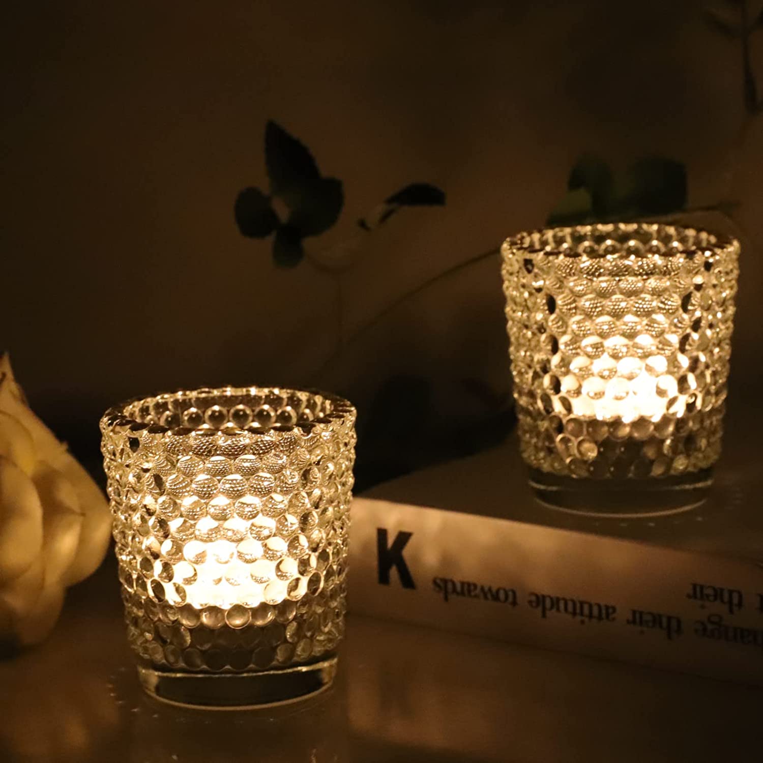 Скляна банка для свічок у формі циліндра Кришталевий скляний свічник Тримач для свічників для виготовлення свічок Порожня прозора скляна банка03