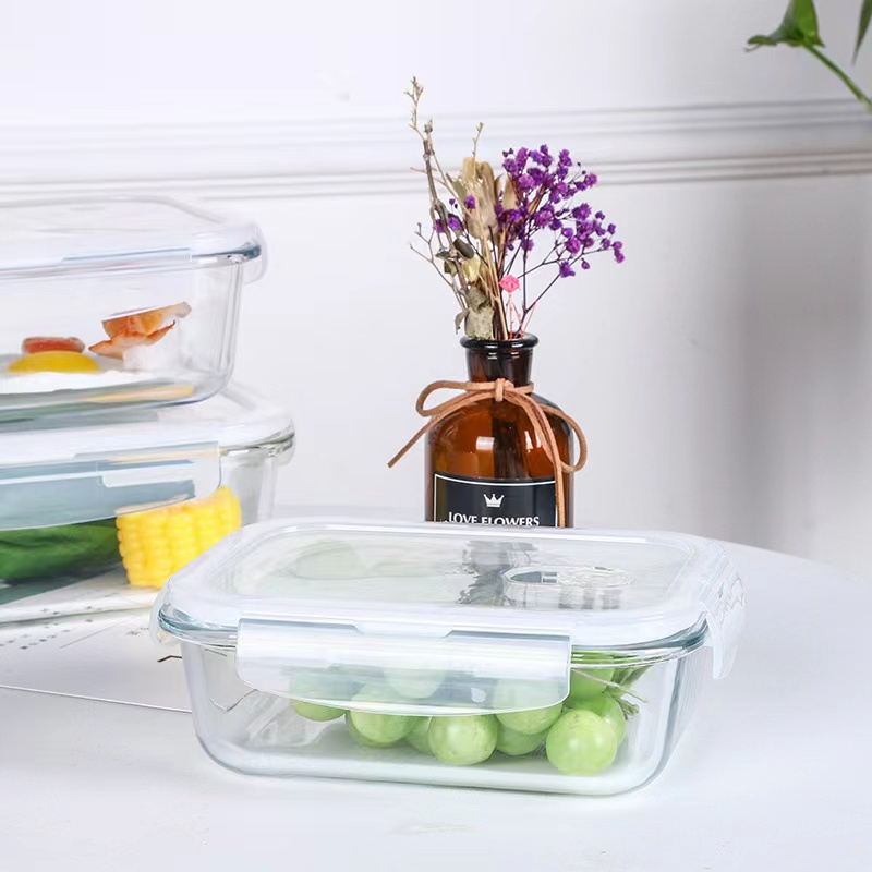 High quality Soda-lime aniani Rectangular Glass Baking Dish Food Storage Containers04