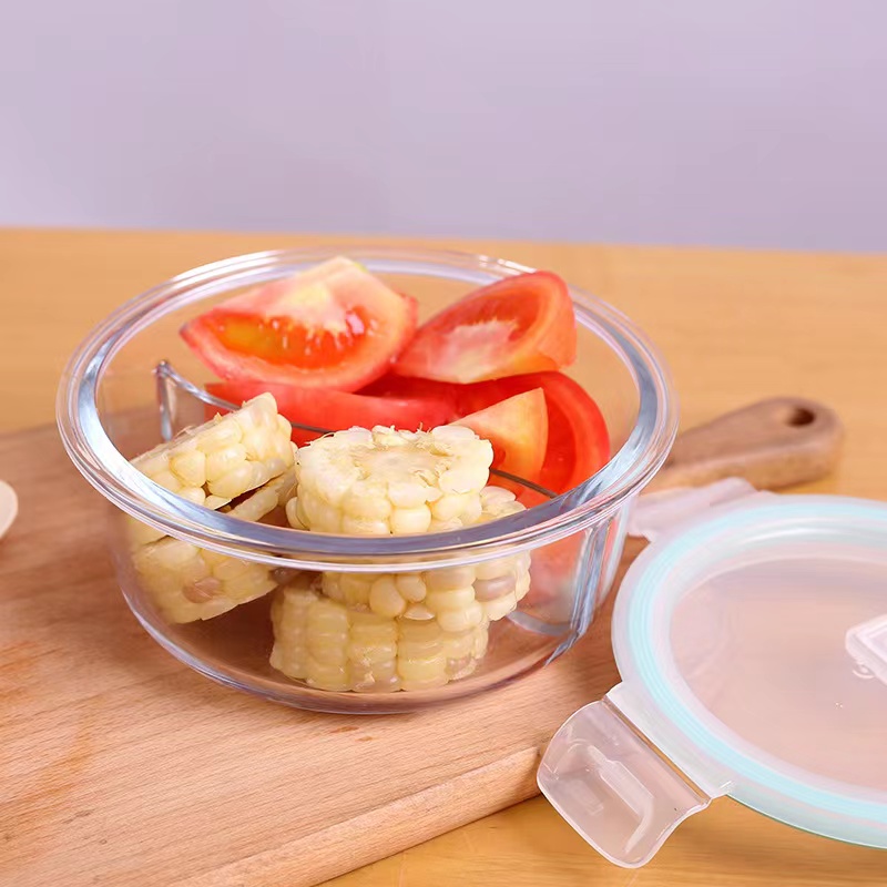 Reusable Customized Support Glass Rectangle Container Food Grade Premium Food Storage Container04