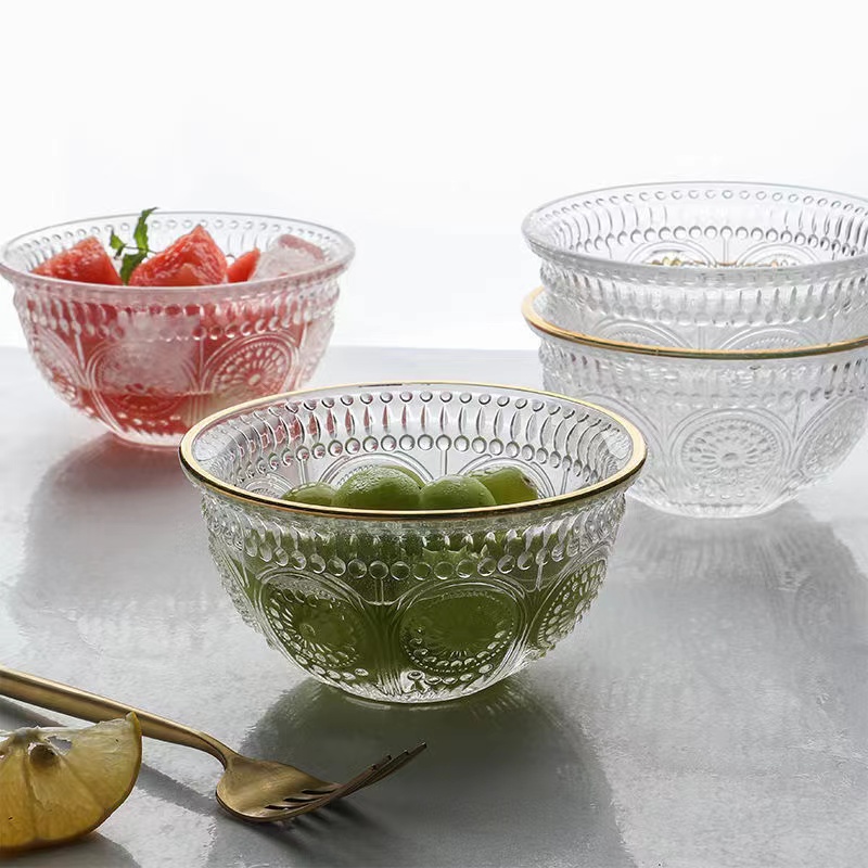 Yogulitsa Malo Odyera Saladi Acrylic Tea Bowls Circular Food Bowl05